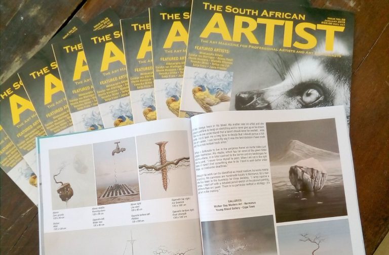 Featured In The South African Artist Magazine