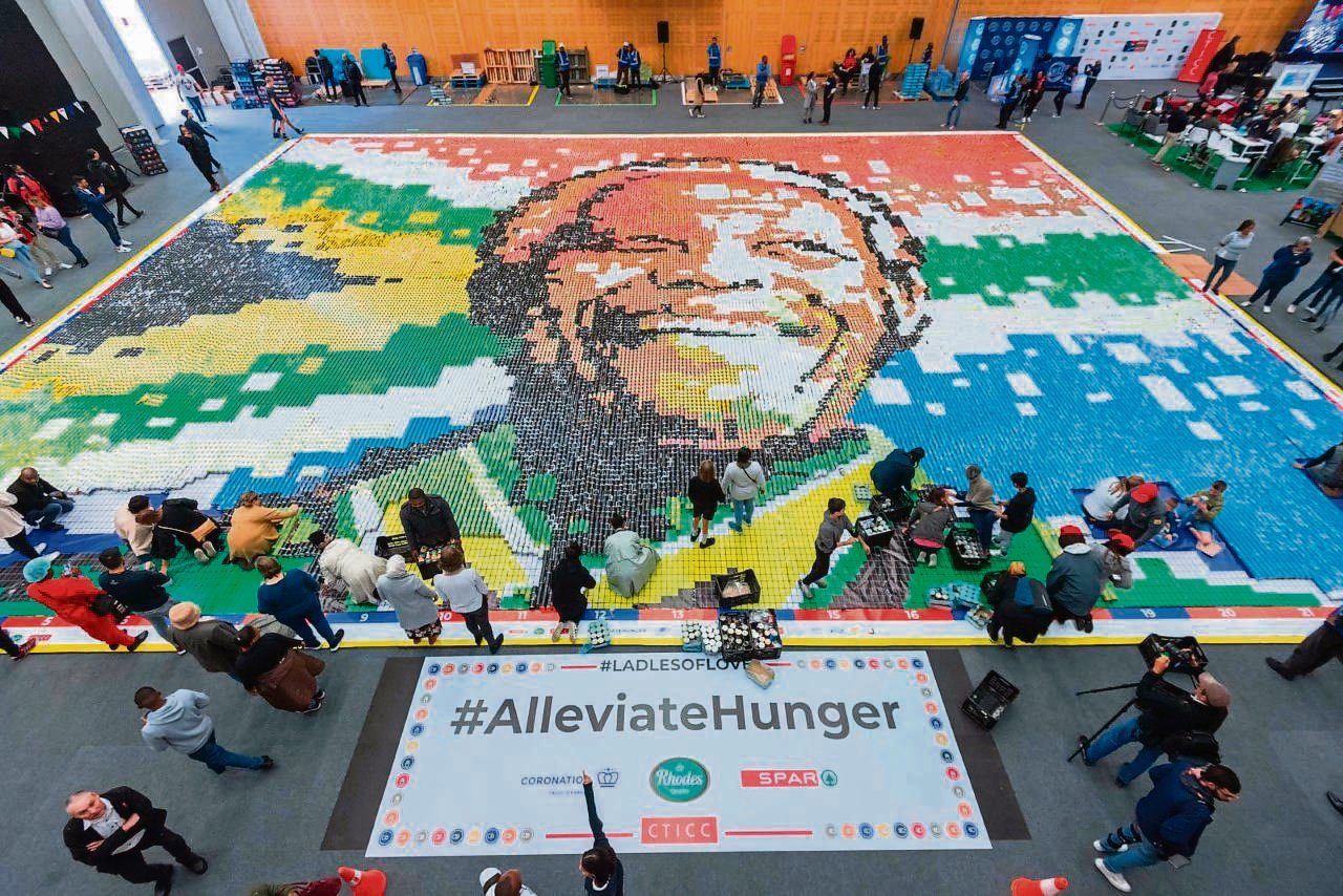 Mosaic of Nelson Mandela Project